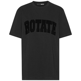 Rotate Jersey Oversized T-shirt, Sort